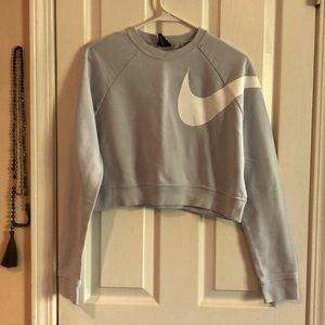 Nike cropped sweatshirt